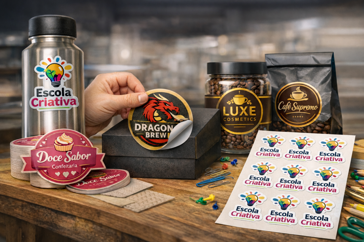 Adesivos personalizados Artistaria Studio